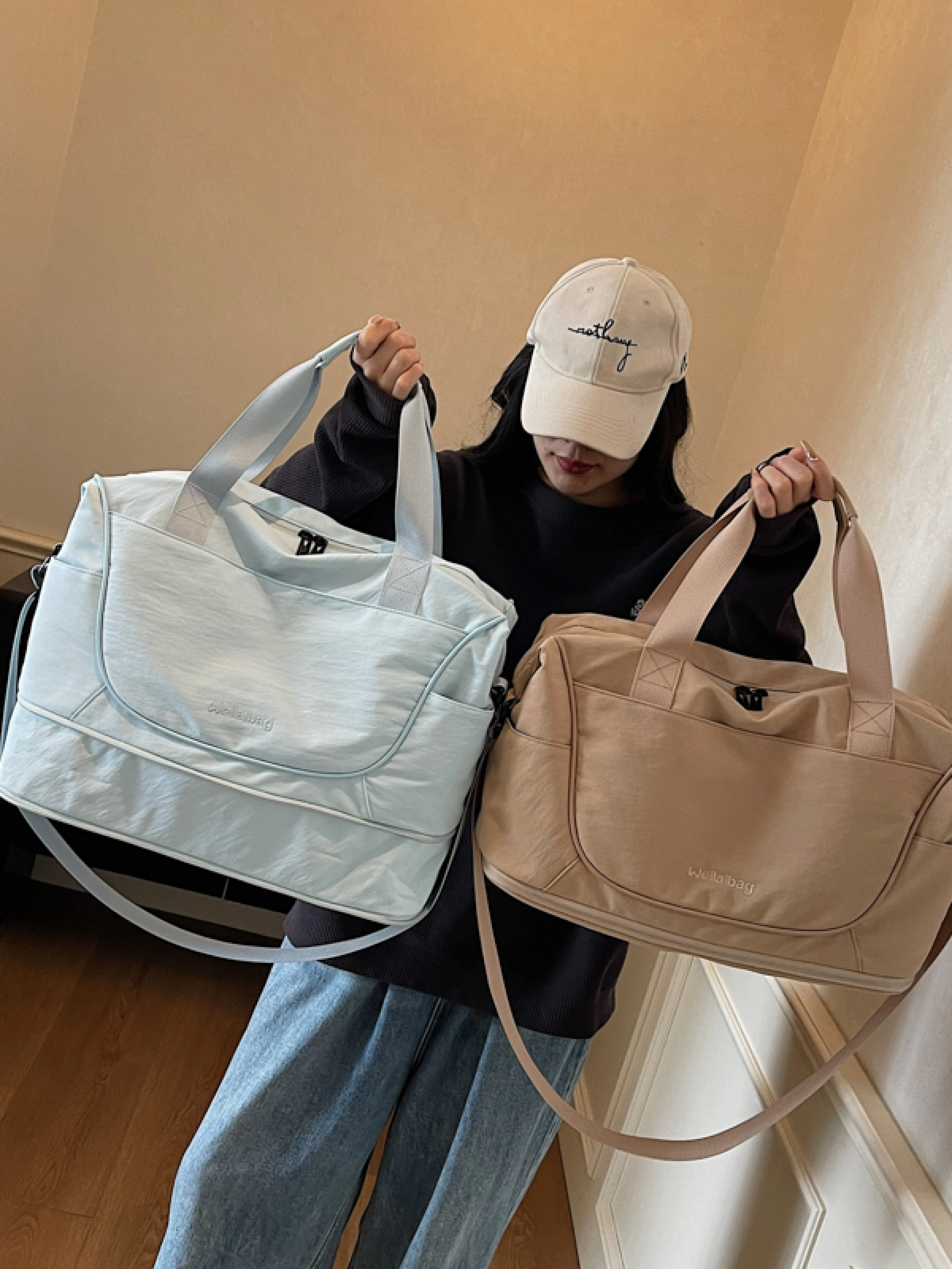 多功能干湿分离手提旅行包 底部拓展加厚面料 厂家批发