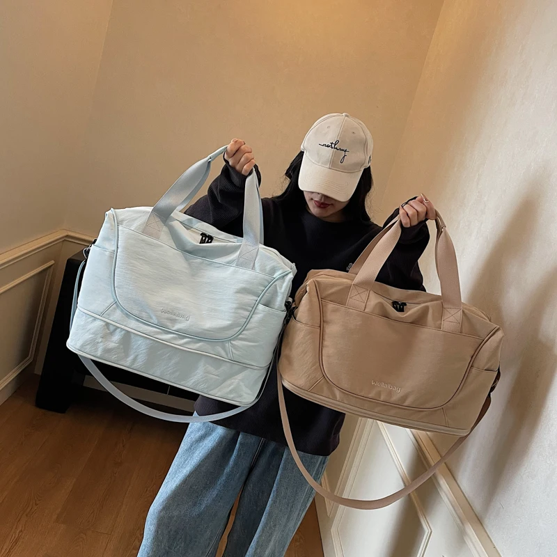 多功能干湿分离手提旅行包 底部拓展加厚面料 厂家批发