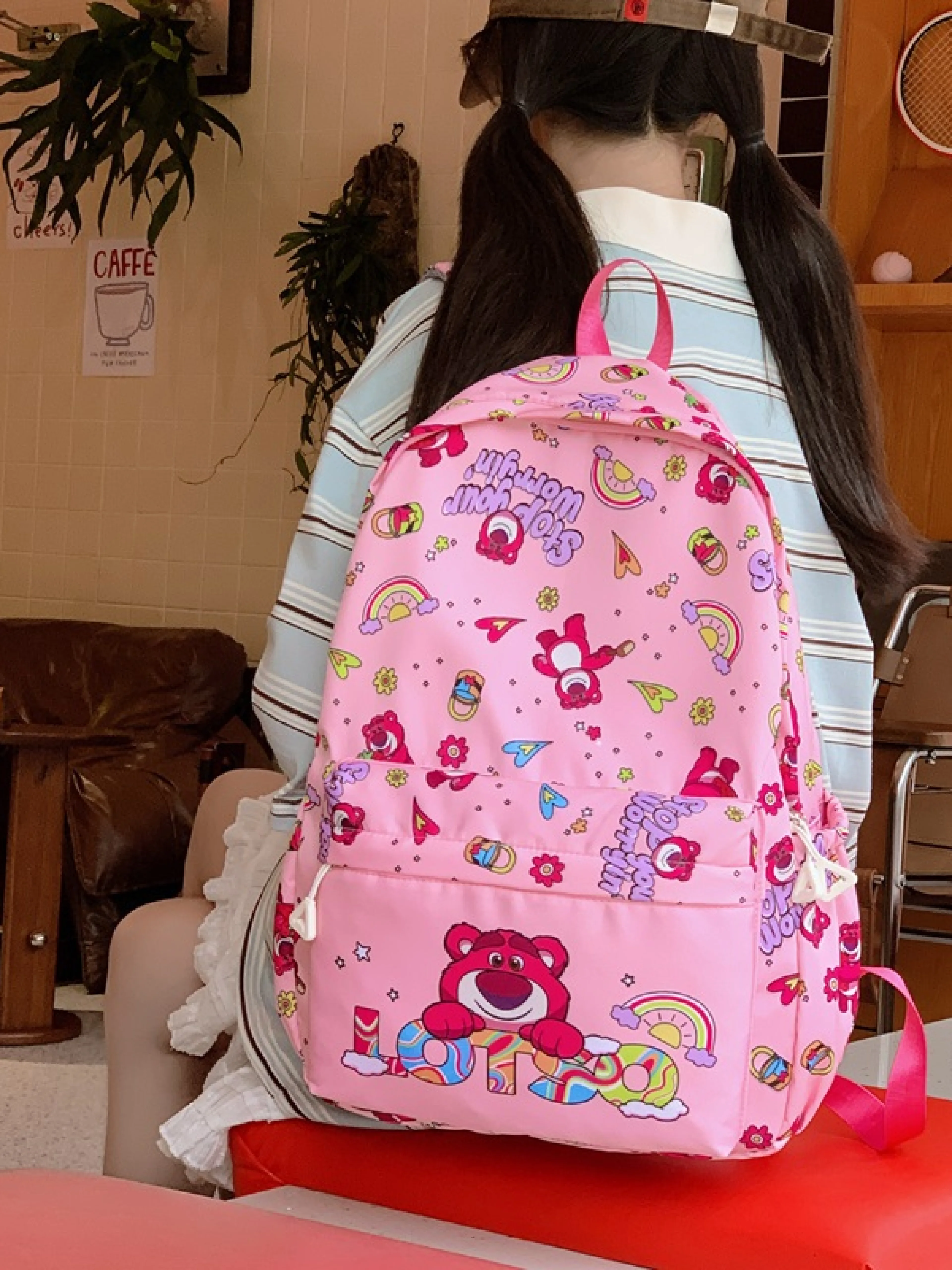 迪士尼书包可爱卡通动漫风幼儿园双肩包轻便双肩背包